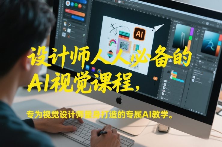设计师人人必备的AI视觉课程，专为视觉设计师量身打造的专属AI教学-极速搞钱云网创