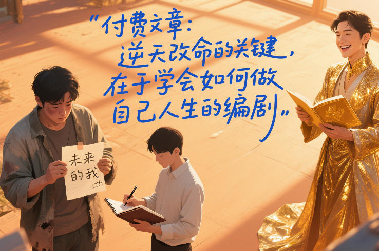 付费文章：逆天改命的关键，在于学会如何做自己人生的编剧-极速搞钱云网创