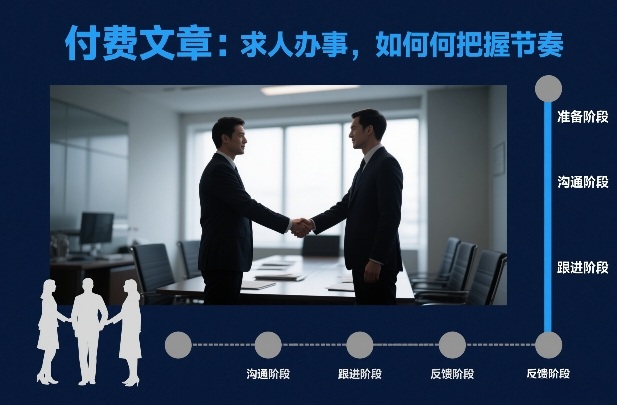 付费文章:求人办事,如何把握节奏-极速搞钱云网创