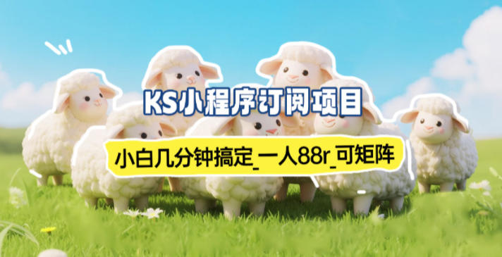 小程序订阅项目_小白几分钟搞定，一人88米，可矩阵(已测到账)-极速搞钱云网创