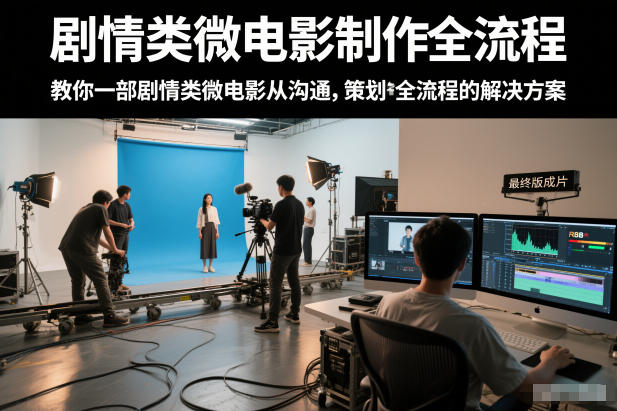 剧情类微电影制作全流程，教你一部剧情类微电影从沟通，策划到拍摄制作全流程的解决方案-极速搞钱云网创