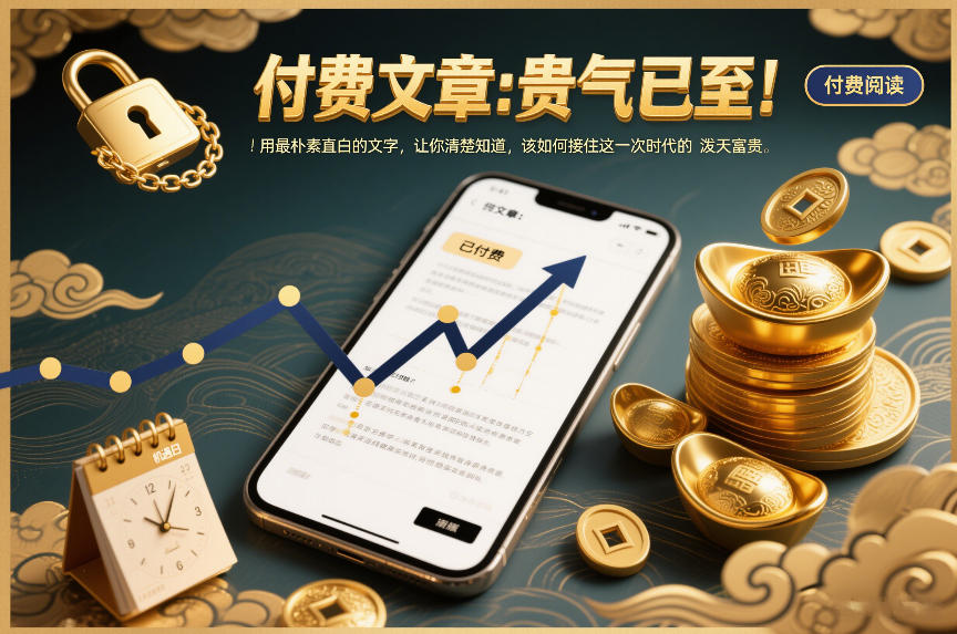 付费文章：贵气已至！用最朴素直白的文字，让你清楚知道，该如何接住这一次时代的泼天富贵-极速搞钱云网创