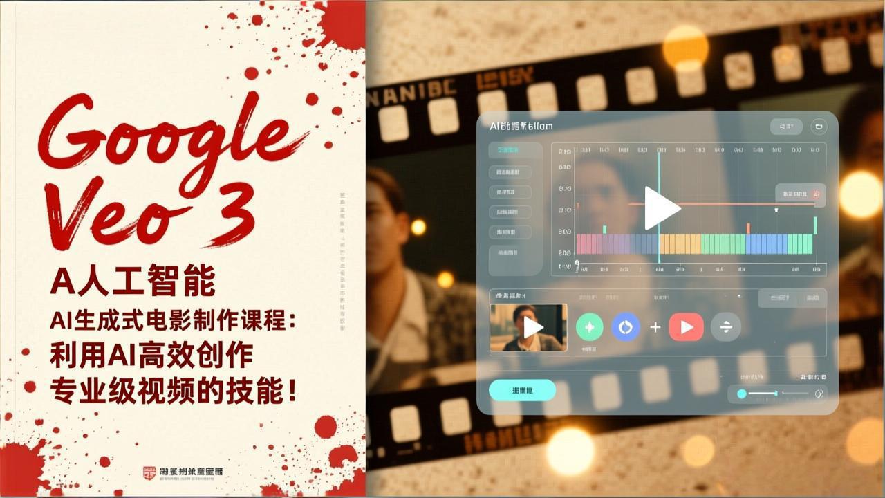 Google Veo 3人工智能AI生成式电影制作课程:利用AI高效创作专业级视频的技能!-极速搞钱云网创