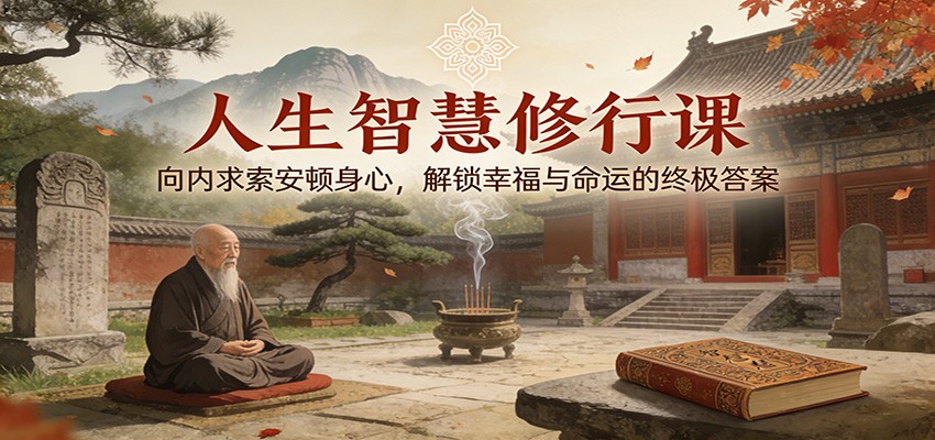 人生智慧修行课：向内求索安顿身心，解锁幸福与命运的终极答案-极速搞钱云网创