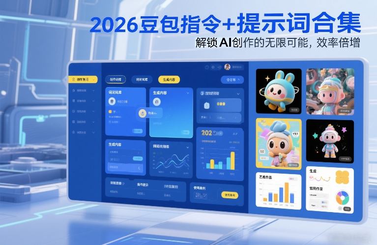 2026豆包指令+提示词合集，解锁AI创作的无限可能，效率倍增-极速搞钱云网创